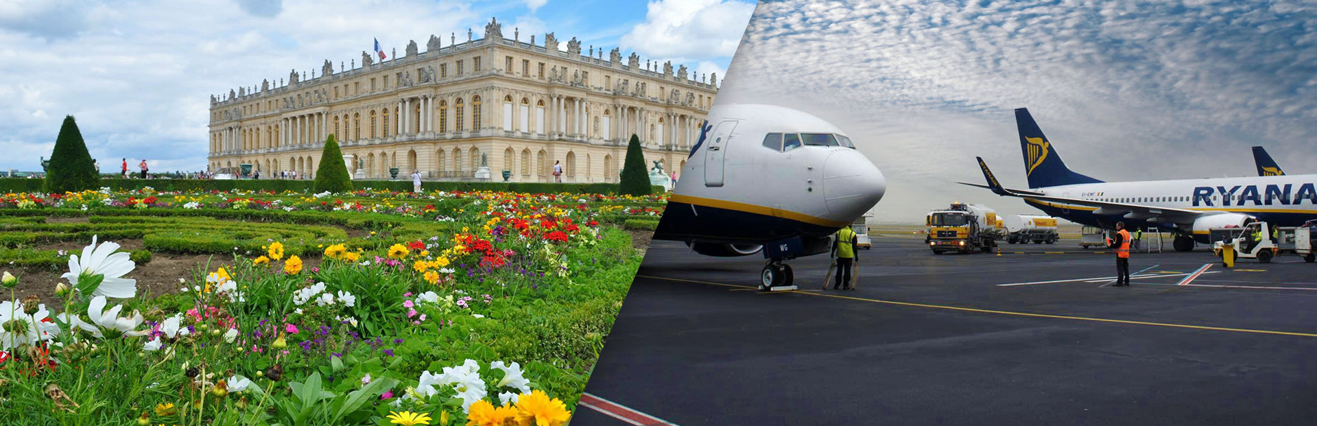 Transfers vom Schloss Versailles zum Flughafen Beauvais