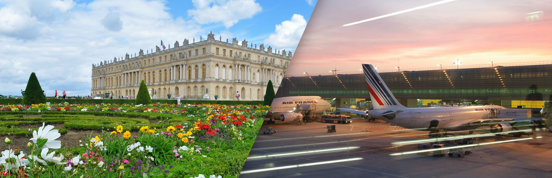 Transfers von Versailles zum Flughafen CDG